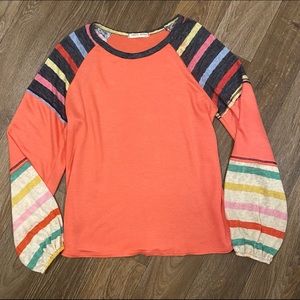 Coral boutique top